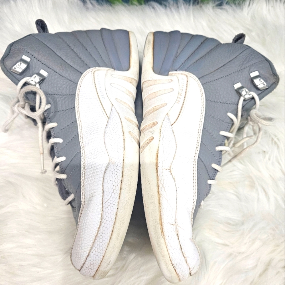 Size 7Y - Jordan 12 Retro Mid  Grey
